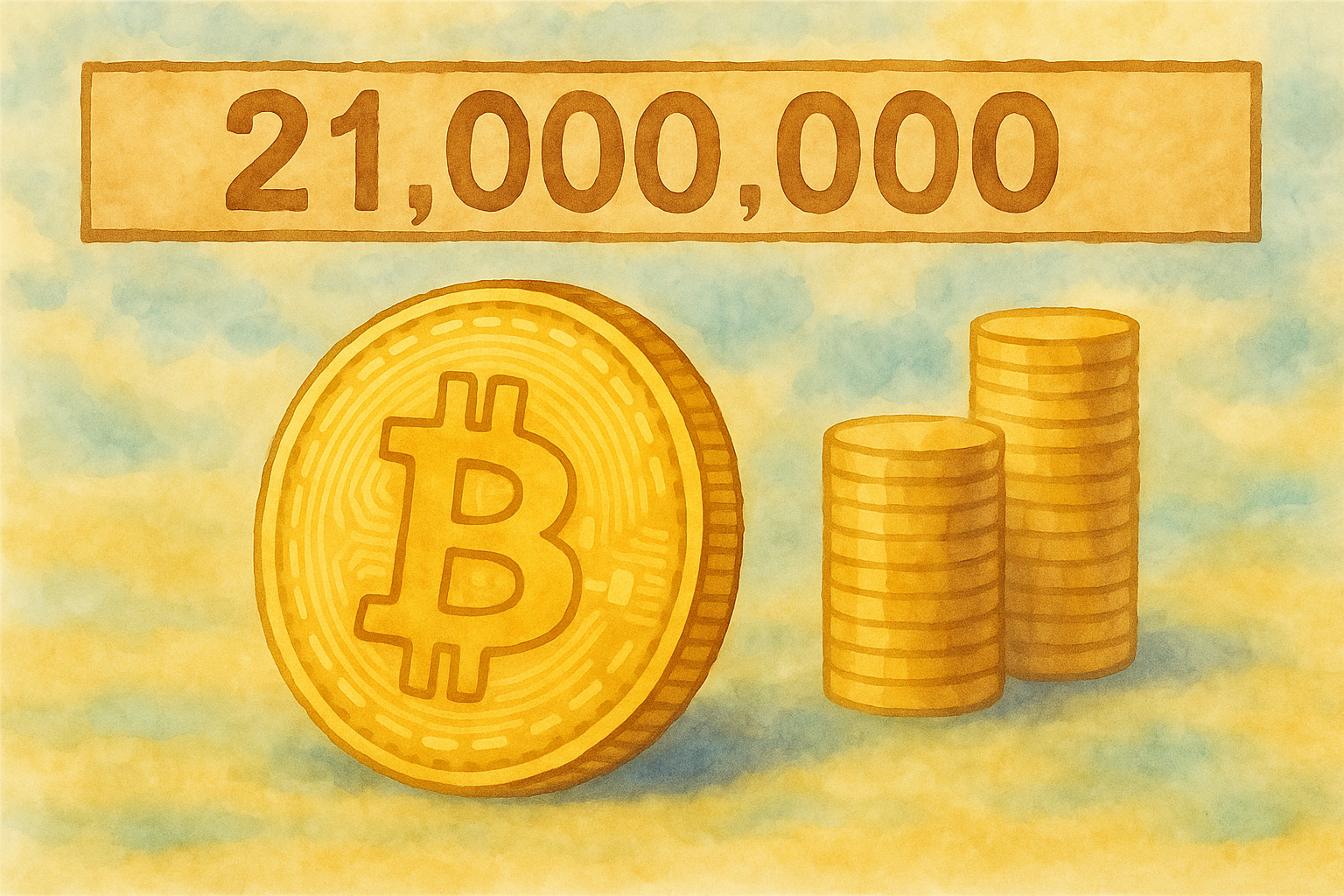 ビットコインの最大供給枚数は21,000,000枚